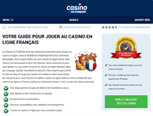 Tablet Screenshot of casinoenligne.fr