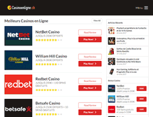 Tablet Screenshot of casinoenligne.ch